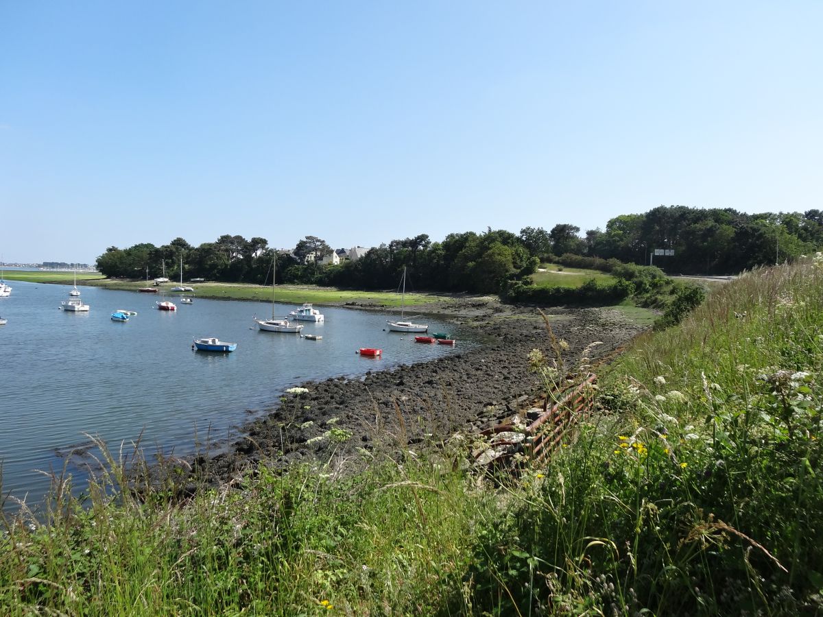 La rade de Lorient vue du sentier secteur Kermélo