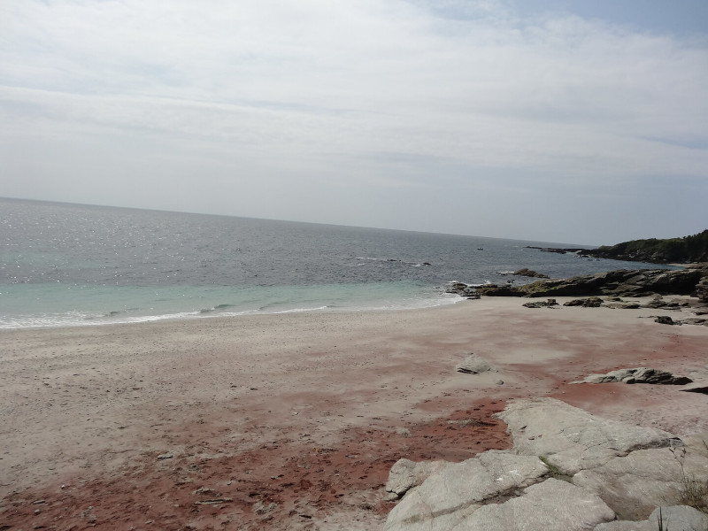 Plages Groix aux sables rouges