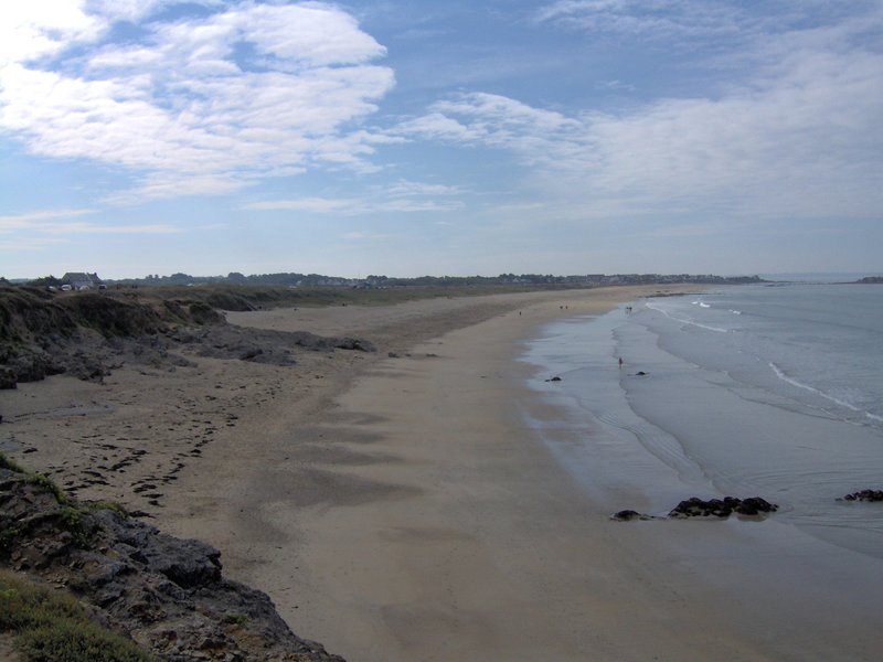 Grande plage du Fort Bloqué vue de son autre bout !