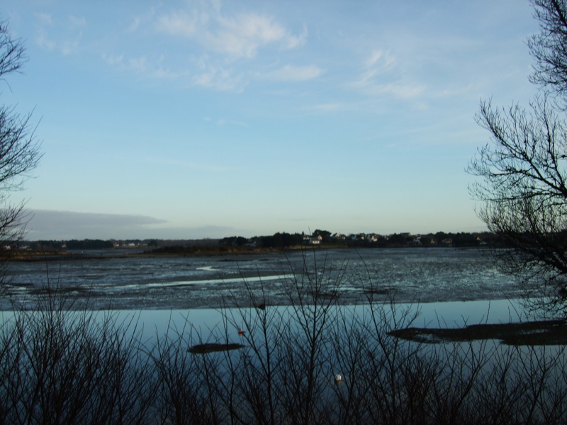 Paysage décembre Saint-Cado (Belz, Morbihan)