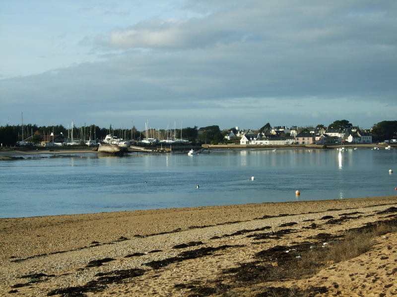 Paysage vu du port d’Étel