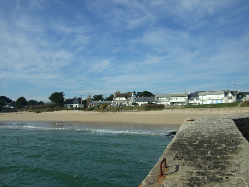 Plage du Pérello à Lomener