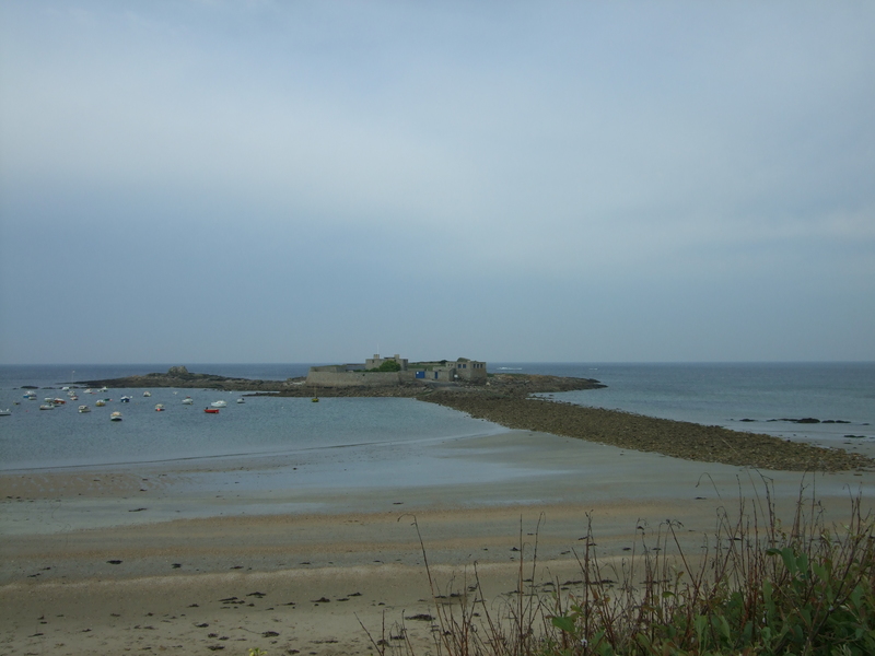 Le Fort-Bloqué vu de la plage