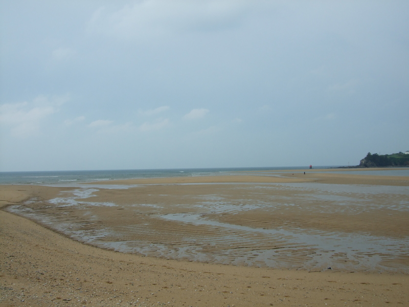 La plage du Pouldu Morbihan, chaque fois différente suivant les marées...