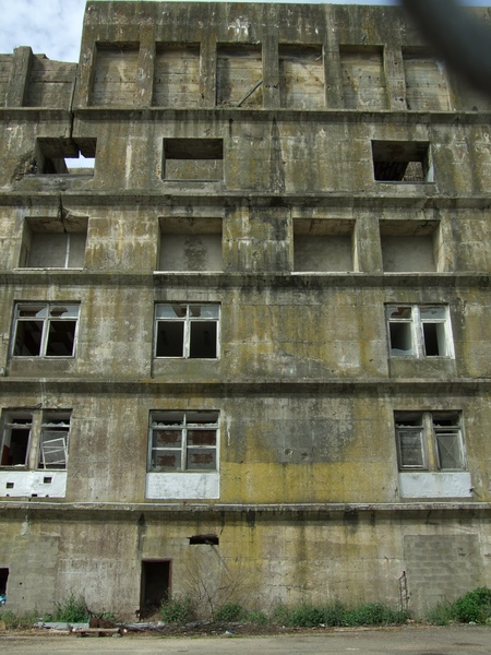 Bâtiment en ruines, Keroman, Lorient