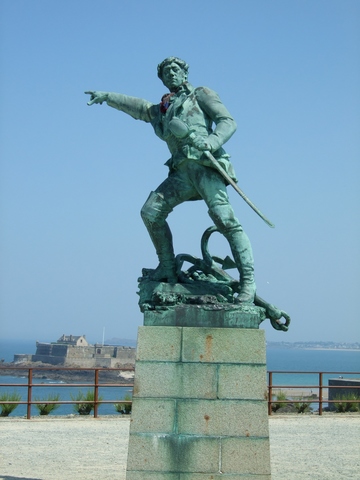 Statue Surcouf, Saint-Malo