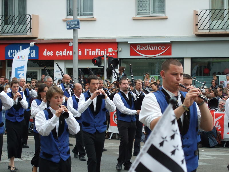 Joueurs de bombardes festival interceltique 2010