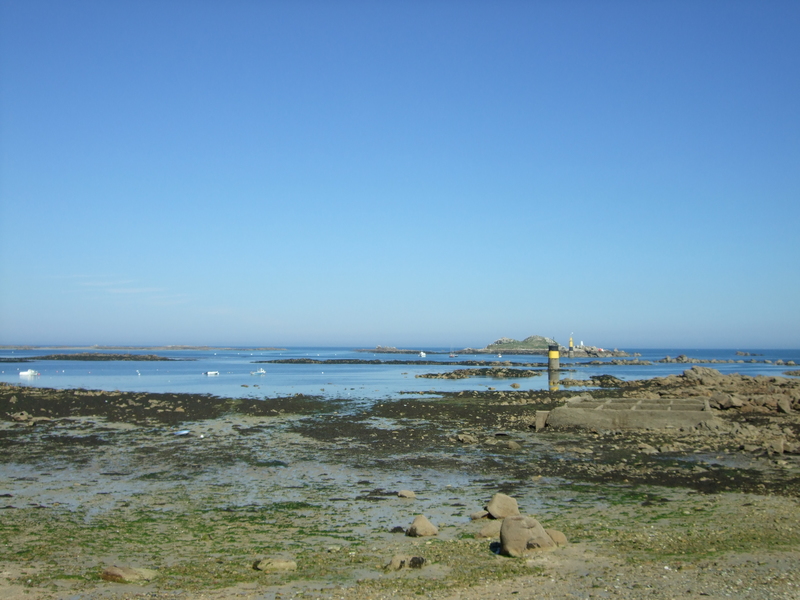 Roscoff, rochers en bord de mer