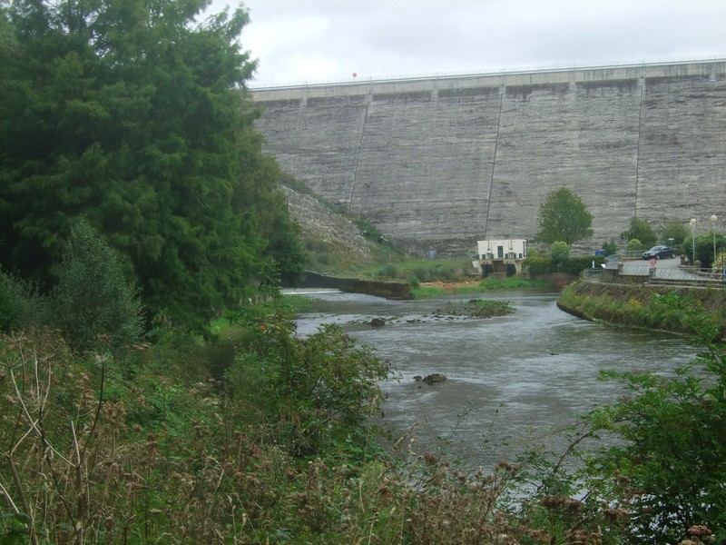 Vue du barrage de Guerlédan