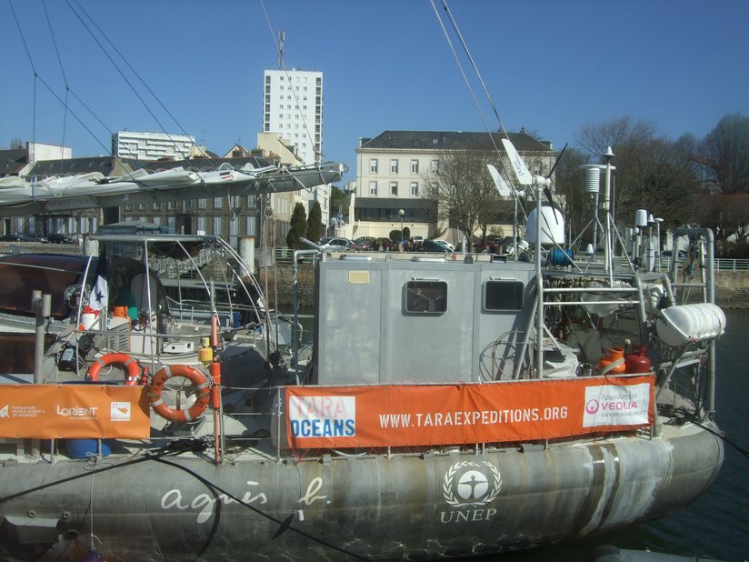 Premier retour de Tara à Lorient en 2012
