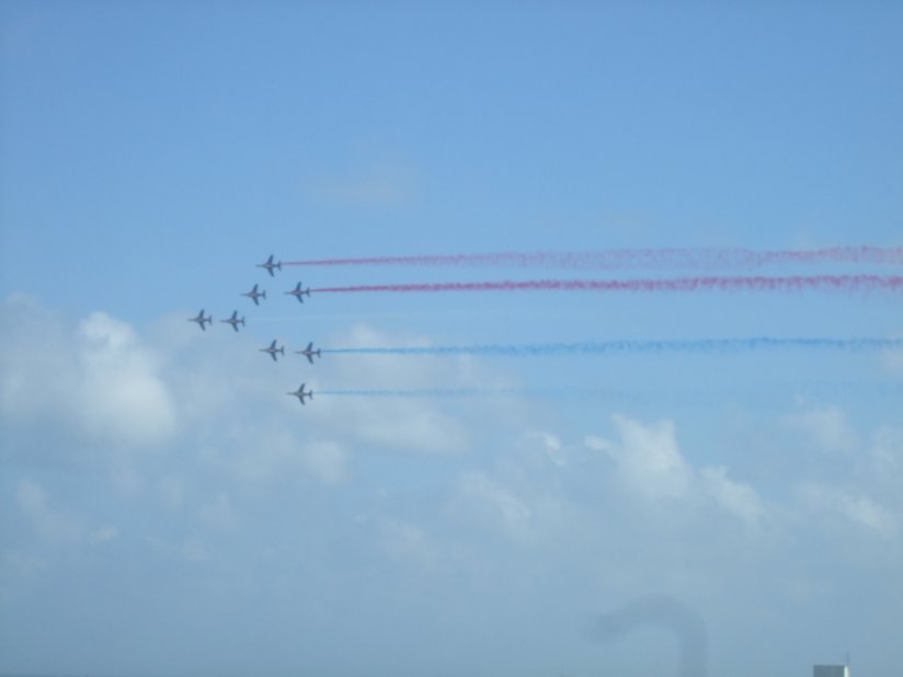 VOR 2012, spectacle de la Patrouille de France