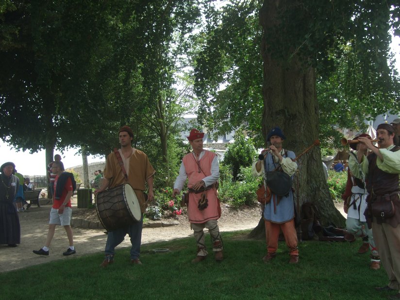 Musiciens fête médiévale de Dinan