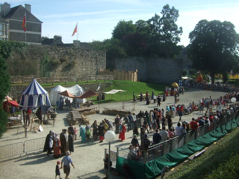 Campement fête médiévale de Dinan