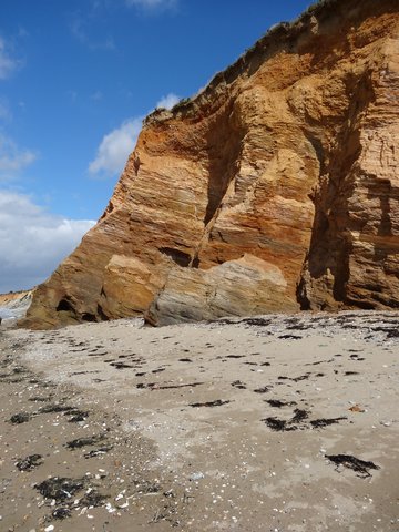 Falaises plage de la Mine d'Or, Pénestin