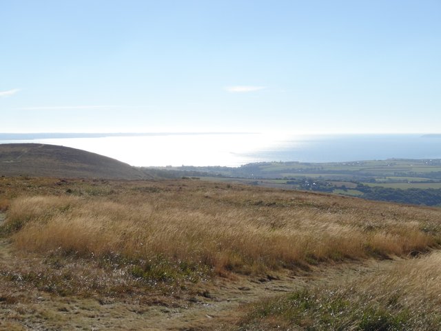 Vue sur la mer à partir du Menez-Hom