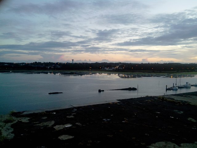 Rade de Lorient, vu du toit du K1